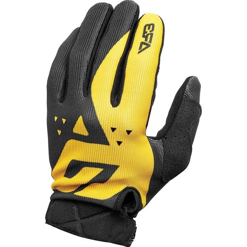 Answer 2021 AR3 Pace Black/Yellow Gloves [Size:SM]