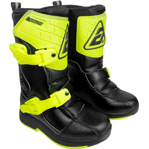 Answer 2023 Peewee Hyper Acid/Black MX Boots [Size:10]