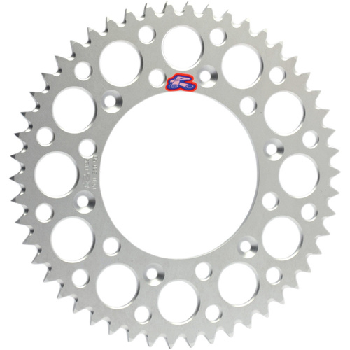 Renthal 112U52048G Ultralight Grooved 48T Rear Sprocket Silver (520 Pitch)