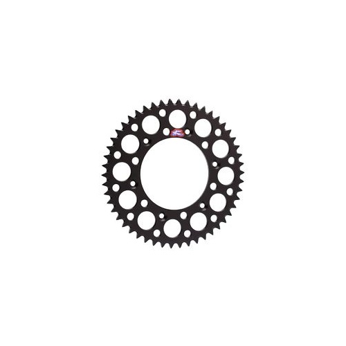 Renthal 112U52048GBK Ultralight Grooved 48T Rear Sprocket Black (520 Pitch)