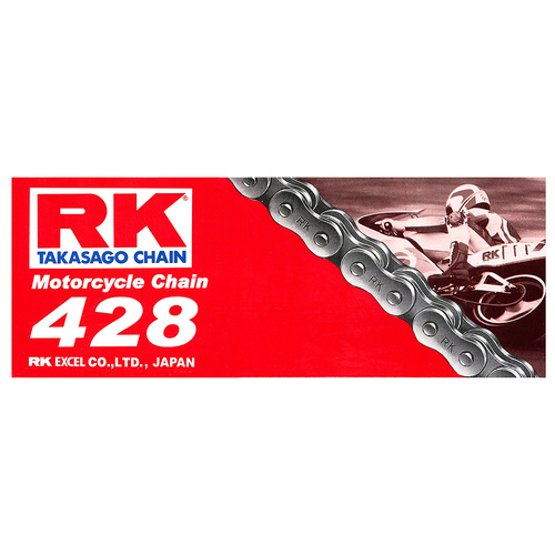 RK Takasago Chain 12-480-136 Standard Chain 428SB 136 Link