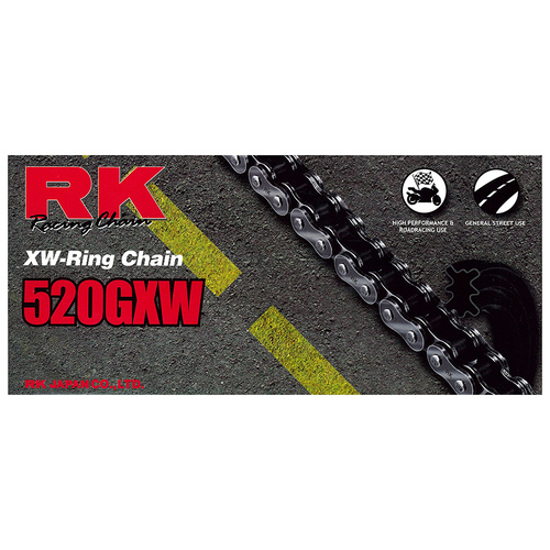 RK Takasago Chain 12-52W-120 GXW Series XW-Ring Chain 520GXW 120 Link