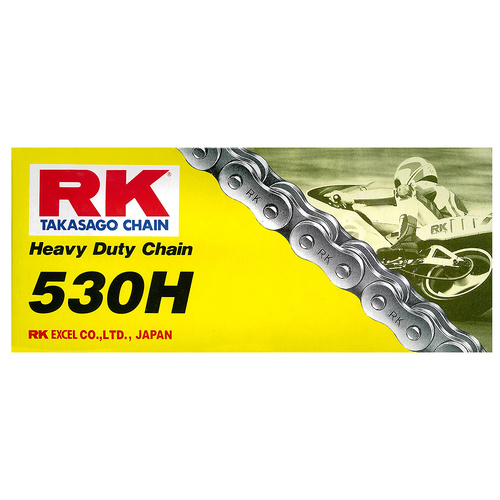 RK Takasago Chain 12-531-114 Heavy Duty Chain 530H 114 Link