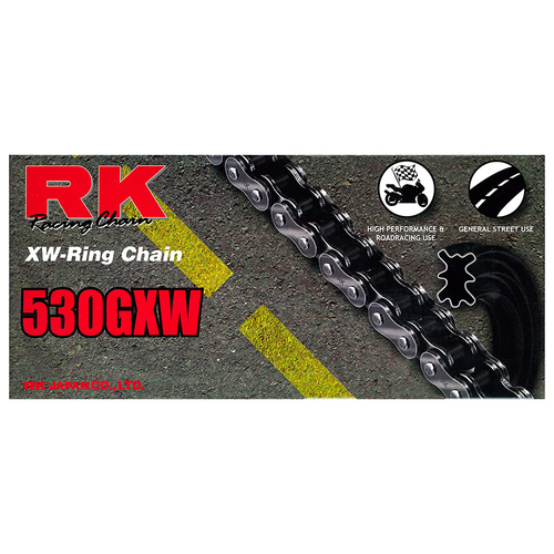 RK Takasago Chain 12-53W-120 GXW Series XW-Ring Chain 530GXW 120 Link