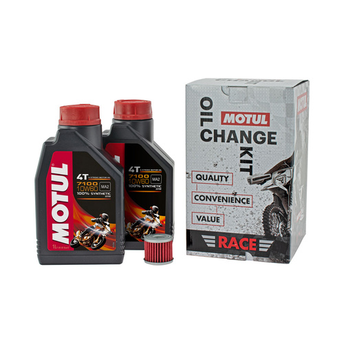 Motul 16-900-10 Race Oil Change Kit for Honda CRF250 18-19/450 17-19