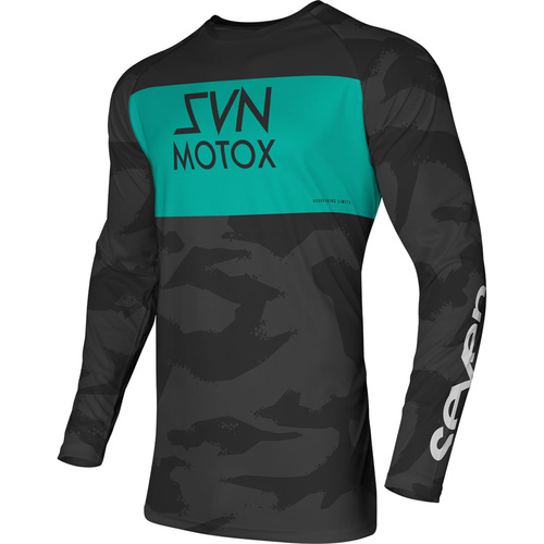 Seven Vox Pursuit Black Jersey [Size:2XL]