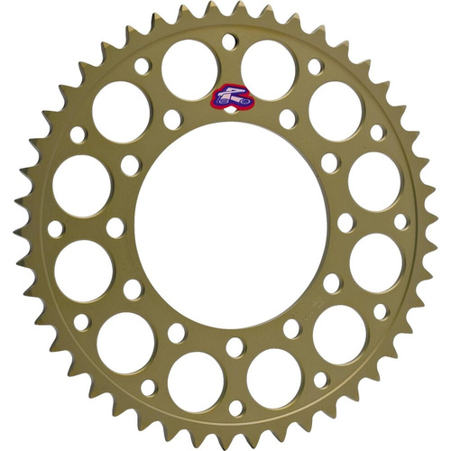 Renthal 40952046 Ultralight Grooved Road 46T Rear Sprocket Hard Anodised (520 Pitch)