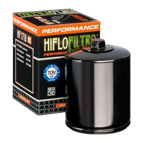 HifloFiltro 43-HF1-71BRC High Performance Oil Filter Black HF171BRC (with Nut)