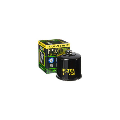 HifloFiltro 43-HF2-04RC High Performance Oil Filter HF204RC (with Nut)