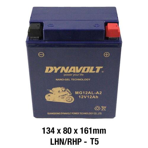 Dynavolt MG Series MG12AL-A2 12 Volt 12Ah/CA 215 Nano Gel Battery