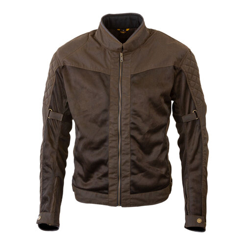 Merlin Chigwell Lite D3O Olive Waxed Cotton Jacket [Size:LG]