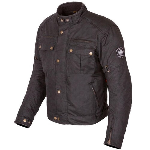 Merlin Barton II D3O Black Wax Cotton Jacket [Size:SM]