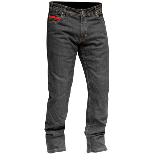 Merlin Blake Regular Fit Black Stretch Denim Jeans [Size:30]