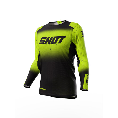 Shot Aerolite Ultima Neon Yellow Jersey [Size:SM]