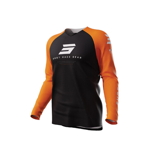 Shot Raw Escape Orange Jersey [Size:SM]