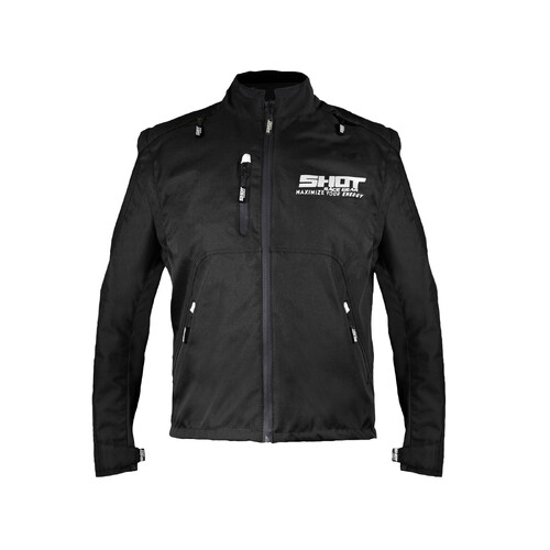 Shot Contact Assault Enduro Black/White Jacket [Size:SM]