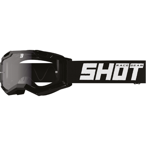 Shot Assault 2.0 Enduro Goggles Solid Black