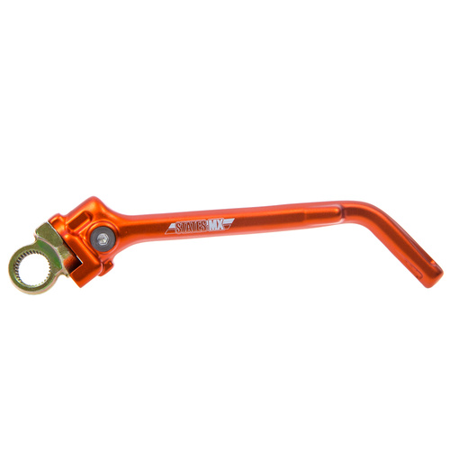 States MX 70-HKS-128E Forged Alloy Kickstart Lever Orange for KTM 65 SX 16-18