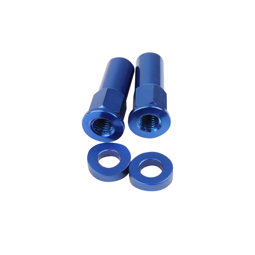 States MX 70-RLN-B Rim Lock Nut Kit Blue