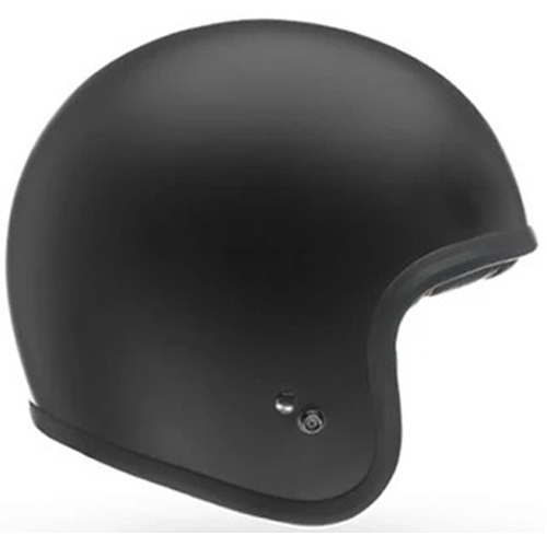 Bell Custom 500 Matte Black Helmet w/No Studs [Size:LG]