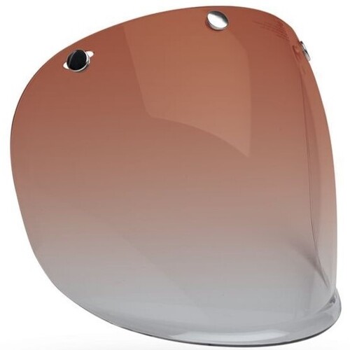 Bell 3 Snap Amber Gradient Visor for Custom 500 Helmets