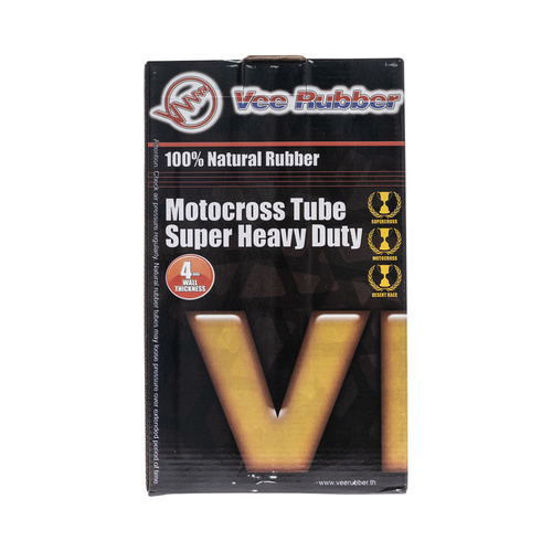 Vee Rubber Super Heavy Duty Tube 100/90-19 Straight TR4 Valve