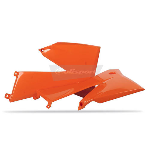 Polisport 75-841-15O Radiator Shrouds Orange for KTM SX 05-06/SX-F 05-06/EXC/EXC-F 05-07/XC/XC-W/XCF-W 06-07/XC-F 2007