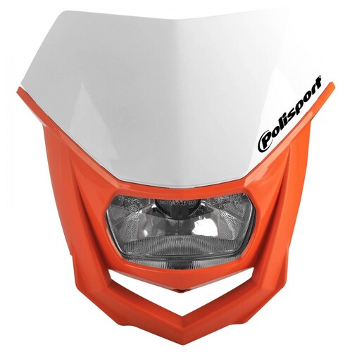 Polisport 75-865-74WO Halo Headlight Orange/White