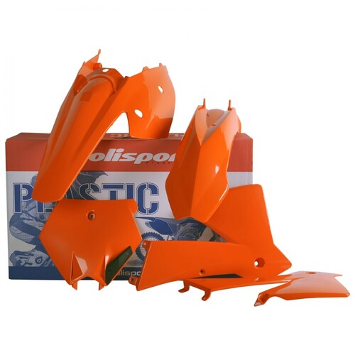 Polisport 75-901-02 Plastics MX Kit Orange for KTM SX 03-04/EXC/EXC-F 2004