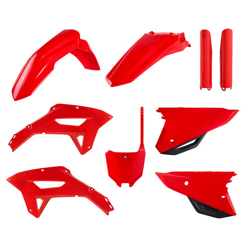 Polisport 75-910-92 Plastics Enduro Kit OEM Colours (Inc. Fork Guard Protectors) for Honda CRF250RX 22-24/CRF450RX 21-24