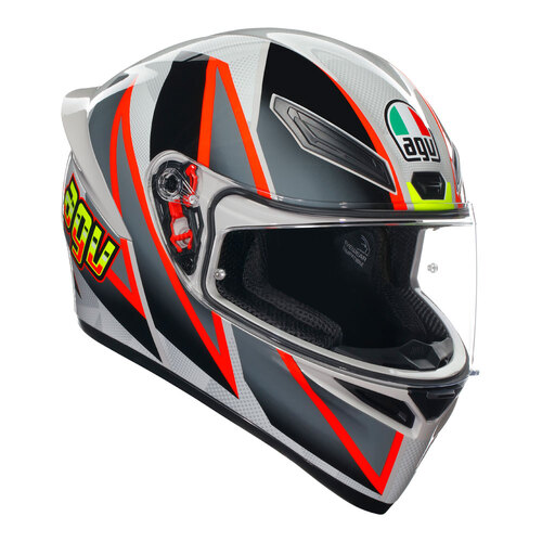 AGV K1 S Blipper Grey/Red Helmet [Size:SM]