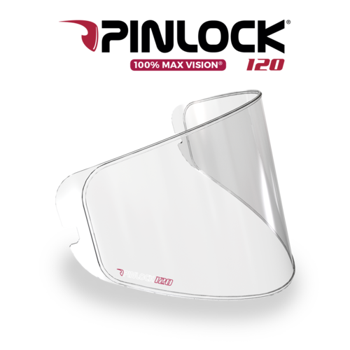 AGV 100% Max Pinlock 120 Clear Insert Lens for Pista GP/Corsa R Helmets w/Race 3 Visor