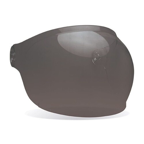 Bell Dark Smoke Bubble Visor w/Black Tab for Bullitt Helmets