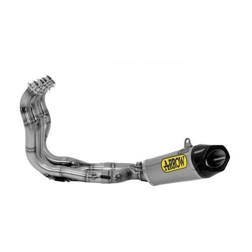 Arrow 71142CKZ Competition Low Titanium Exhaust System w/Works Titanium Muffler for BMW S 1000 RR 15-18