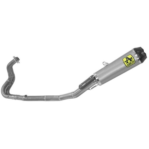 Arrow 71193CKR Competition Titanium Exhaust System w/Works Titanium Muffler for Kawasaki Ninja 400 18-20