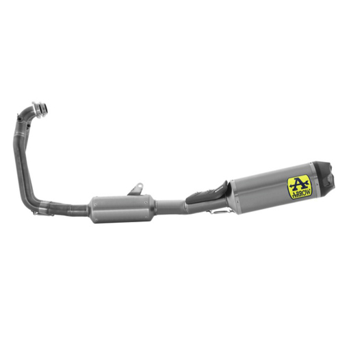 Arrow 71215CKZ Competition Titanium Exhaust System w/Indy-Race Titanium Muffler for Aprilia RS 660 20-24/Tuono 660 21-24