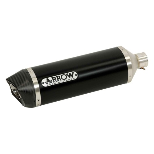 Arrow 71819AKN Race-Tech Dark Aluminium Slip-On Muffler w/Carbon End Cap for Honda VFR 800 14-16