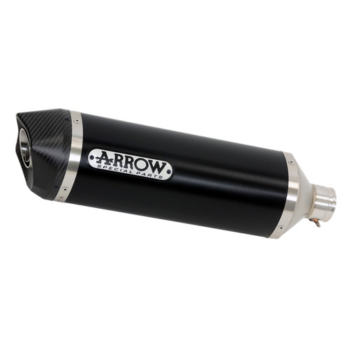 Arrow 72623AKN Race-Tech Dark Aluminium Slip-On Muffler w/Carbon End Cap for Husqvarna 701 Enduro/Supermoto 17-20