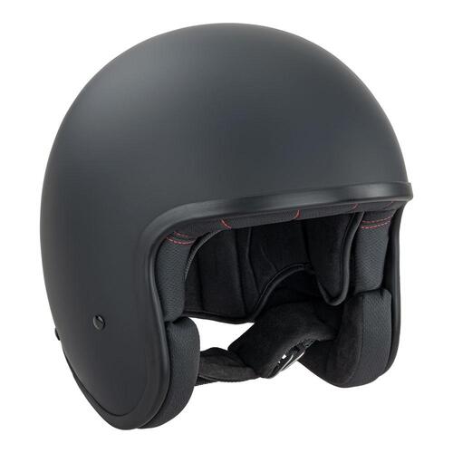 Nitro X100 Open Face Satin Black Helmet [Size:XS]