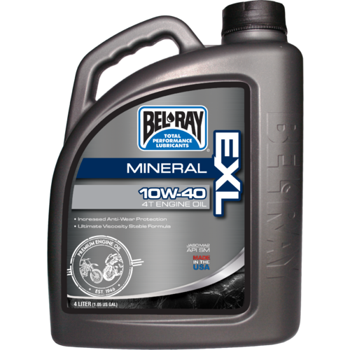 Belray 99090B4LW EXL Mineral 4T Engine Oil 10W-40 4L