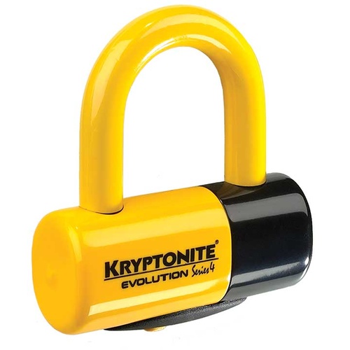 Kryptonite 999614 Evolution Series 4 Disc Lock Yellow