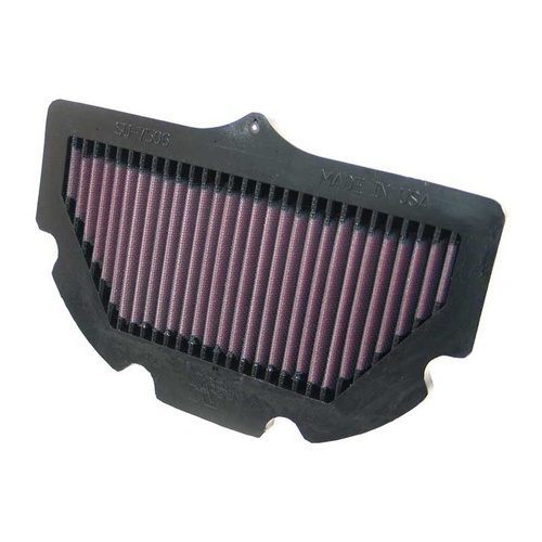 K&N SU-7506 Replacement Air Filter for Suzuki GSXR600/750 06-10