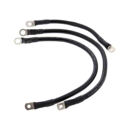 All Balls Racing ABR-79-3006-1 Battery Cable Kit Black for FL 65-79