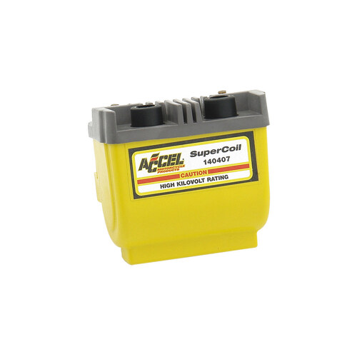 Accel ACL-140407 Ignition Coil Yellow for Big Twin 83-99/Sportster 83-03