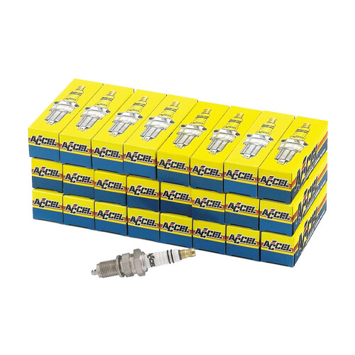 Accel ACL-SP2418 U-Groove Spark Plugs for Twin Cam 99-17/Sportster 86-21/Victory/S&S 124ci Engines (24 Pack)