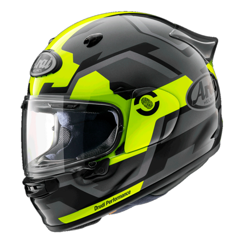 Arai Quantic Face Fluro Yellow Helmet [Size:SM]