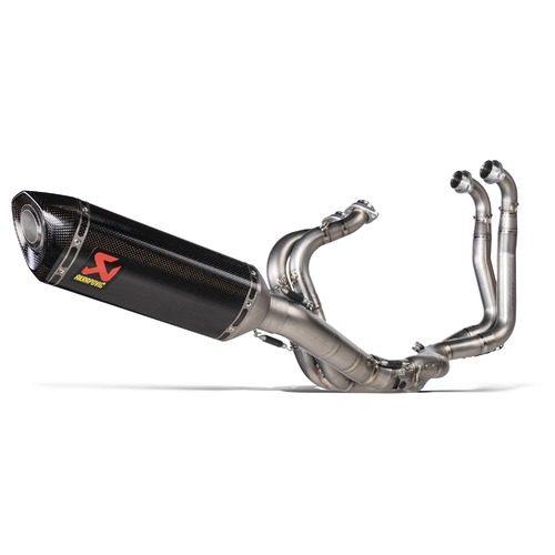 Akrapovic Evolution Line Carbon Exhaust System w/Carbon End Cap for Aprilia RSV4 21-Up