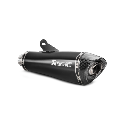 Akrapovic Slip-On Line Black Titanium Muffler System w/Carbon End Cap for BMW R NineT 14-23/R NineT Racer 17-23