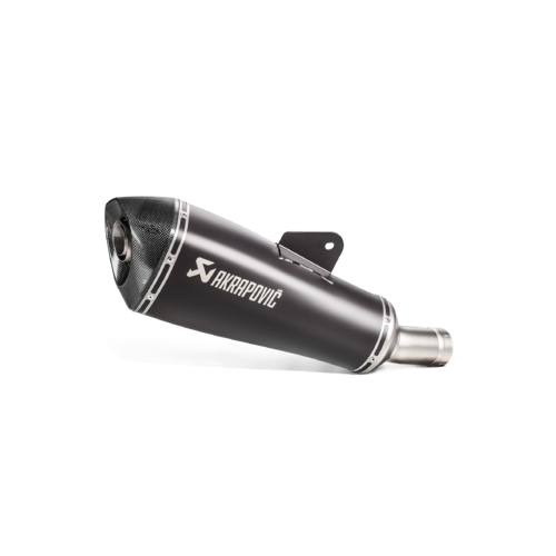 Akrapovic Slip-On Line Black Titanium Muffler System w/Carbon End Cap for BMW R 1200 R 15-18