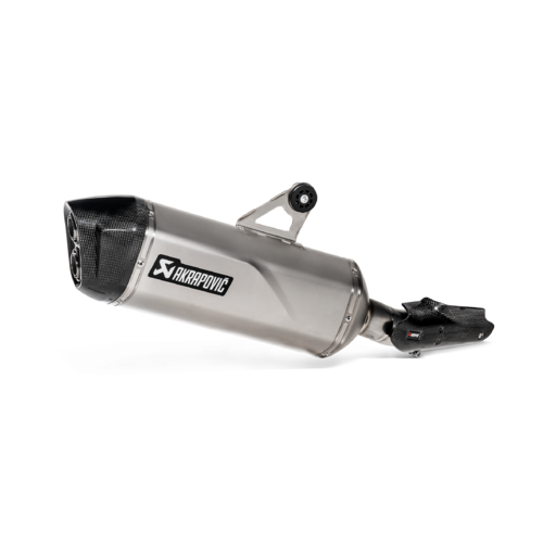 Akrapovic Slip-On Line Titanium Muffler System w/Carbon End Cap for BMW R 1250 GS/R 1250 GS Adventure 19-23